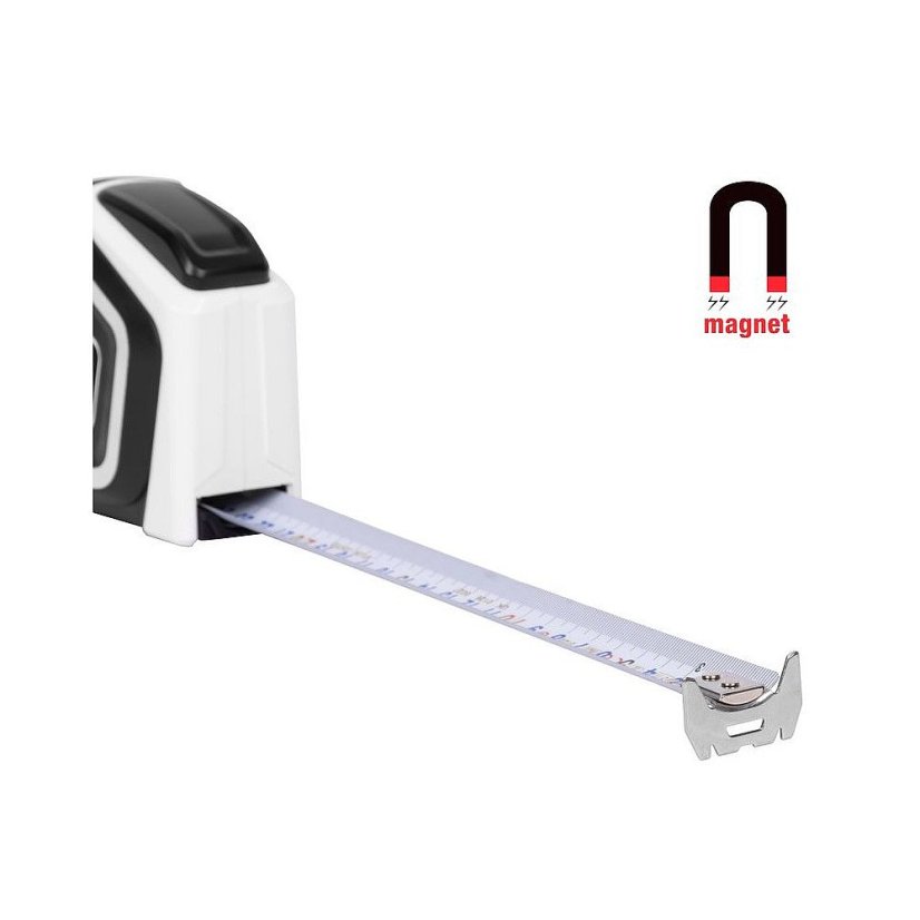 Meter zvinovací Premium Auto STOP, magnetic, 3m - obojstranný