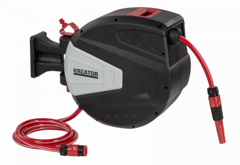 KRTGR6711 - Zahradní hadice s aut. navíjením 15m 1/2"