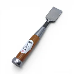 Japonské truhlářské dláto SHUSAKU OIRE NOMI, rukojeť z červeného dubu, 36 mm