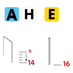 Ruční sponkovačka NOVUS J-50 SET - včetně 3600 sponek