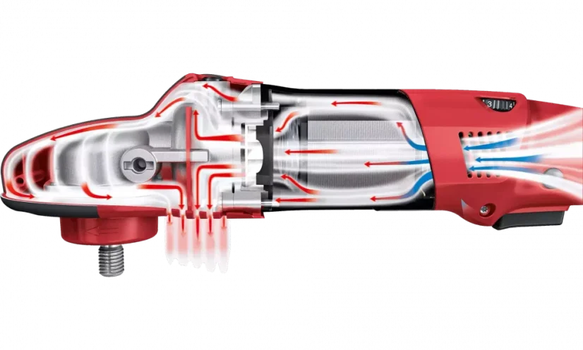 150 mm leštička s variabilními otáčkami a vysokým točivým momentem POLISHFLEX