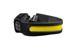 COB USB LED čelovka, 5 funkcí