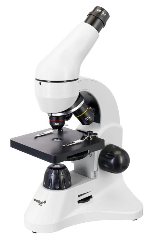Mikroskop Levenhuk Rainbow 50L PLUS - Barva: Světle modrá