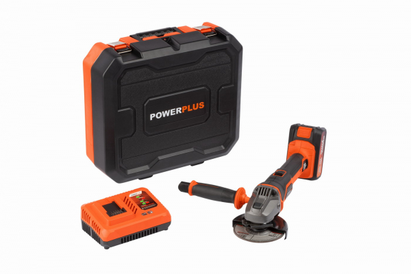 POWDP35150 - Aku úhlová bruska 20V 115mm SET