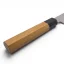 Prémiový japonský nôž Gyuto MIKI HAMONO, V-GOLD 10, orech, 180 mm