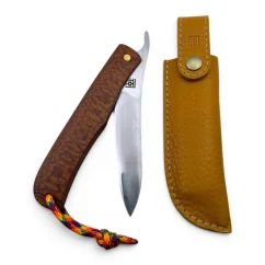 Japonský zavírací nůž KANEGEN FALTEN, rukojeť Beefwood, délka 260 mm