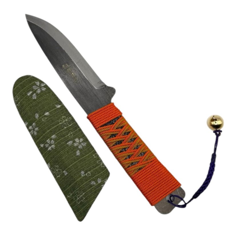 Japonský nůž Higonokami BANNOU z bílé oceli Warikomi - 150 mm, originální barevné kombinace