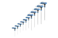 Sada bezpečnostných kľúčov T-type torx, dlhá 10 ks