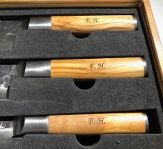 Forged Olive sada 3 kuchyňských nožů