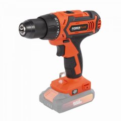 POWDP15110 - Aku skrutkovač/vŕtačka 20V plus 78ks prísl. v kufri (bez AKU)