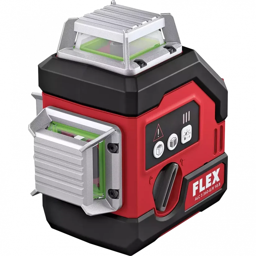 360° křížový liniový laser ALC 3/360-G/R 10.8V FLEX