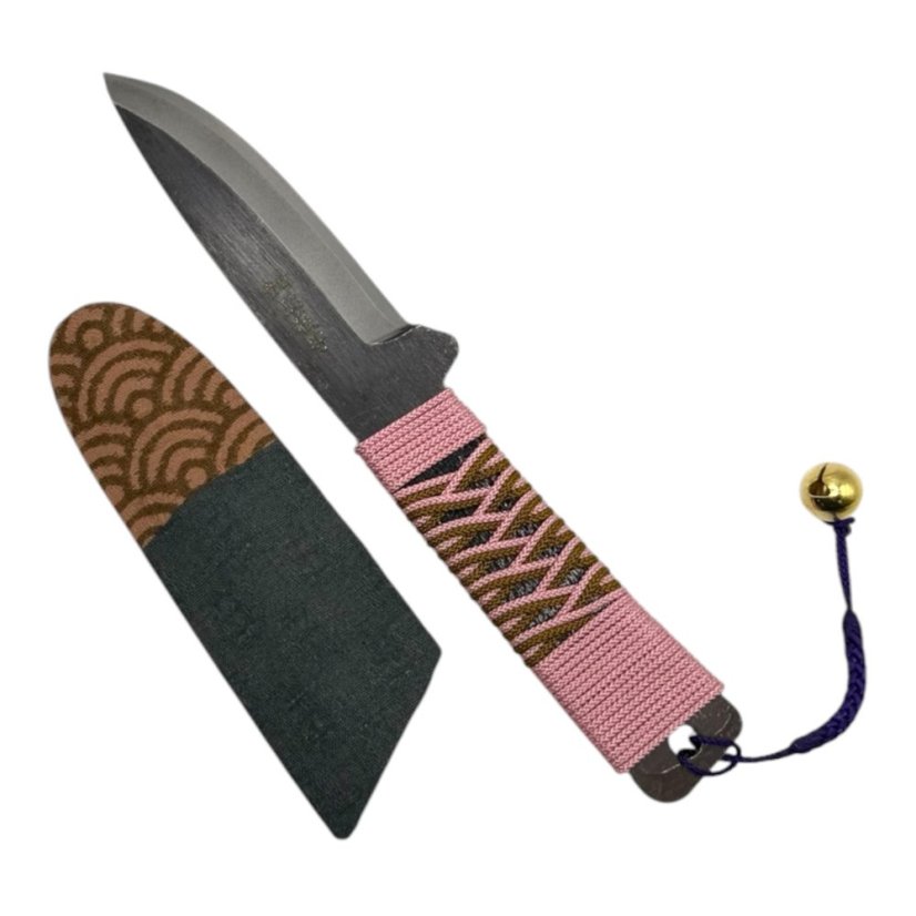 Japonský nůž Higonokami BANNOU z bílé oceli Warikomi - 150 mm, originální barevné kombinace