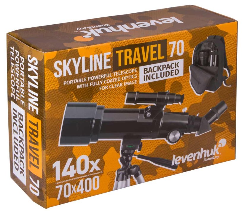 Hvězdářský dalekohled Levenhuk Skyline Travel 70