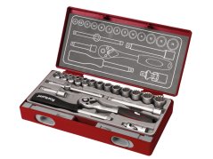 Hlavica nástrčné MULTI-LOCK, sada 19ks, 1/4"