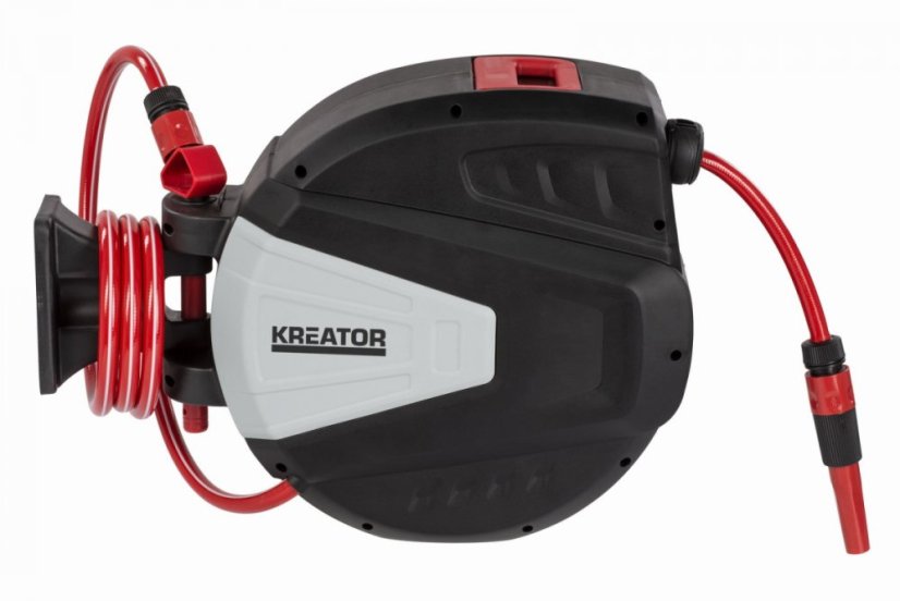 KRTGR6711 - Zahradní hadice s aut. navíjením 15m 1/2"