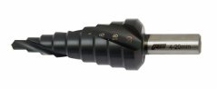Stupňovitý vrták OREN HSS-Co. TiAlN so špirálovou drážkou 4-20 mm