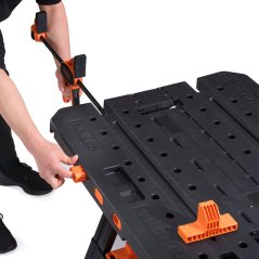 Plastová zarážka PONY JORGENSEN Bench Dog pro skládací pracovní stůl - sada 4 ks