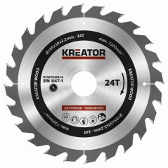 KRT020414 - Pílový kotúč na drevo 185mm, 24T