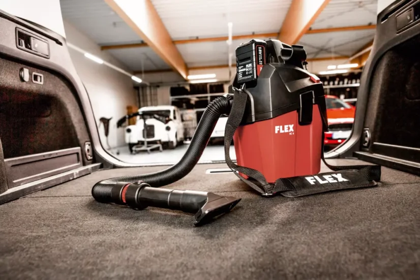 Aku vysávač s manuálnym čistením filtra 18V, 6 l, trieda L FLEX VC 6