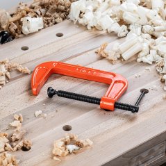 Litinová C-svorka PONY JORGENSEN Light Duty - rozpětí 12,5 × 7,5 cm