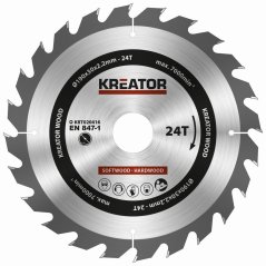KRT020416 - Pílový kotúč na drevo 190mm, 24T