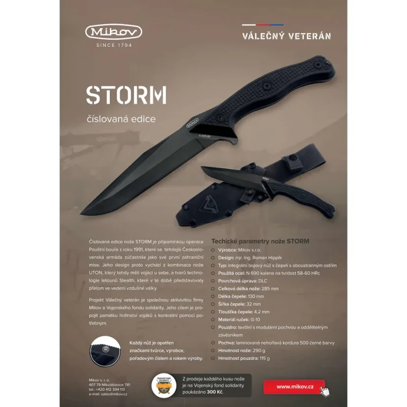 Nůž STORM