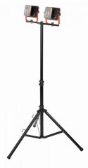 POWDP8035 - Aku LED svítilna na stativu 2x20V  plus  220V 2x20W (bez AKU)