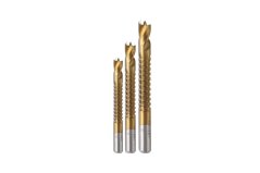 Sada 3ks vrtáků - pilových HSS, 5,6,8 mm na dřevo a plast