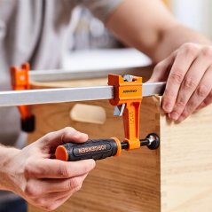 Stolařská svorka PONY JORGENSEN s regulací tlaku - 60 cm - Medium Duty - mělká