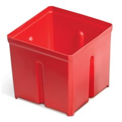 Plastový box na nářadí TAGER BOX 10,5x10,5x9,7cm, červený, 10ks
