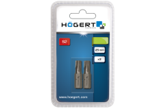 Skrutkovač, TORX 25, 25 mm, oceľ S2, 2-dielny blister