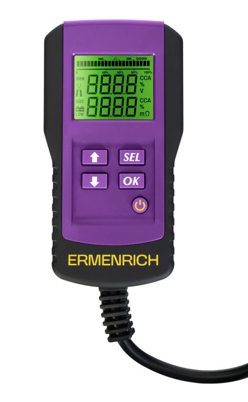 Tester baterií Ermenrich Zing AL45