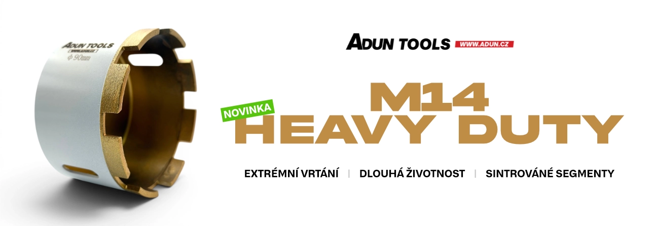 Vykružovací korunky M14 HEAVY DUTY