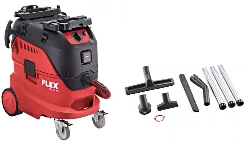 SET Bezpečnostný vysávač s automatickým čistením filtra a príslušenstvom, 42 l, trieda L FLEX