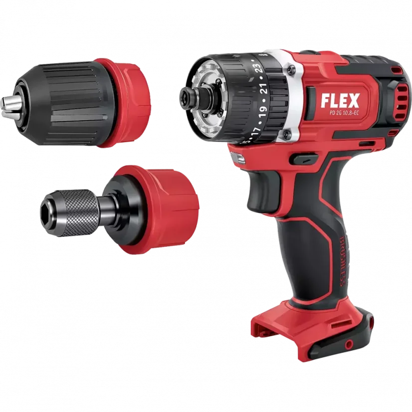 2-rychlostní aku šroubovák s příklepem 10,8V FLEX