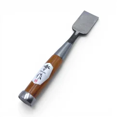 Japonské truhlářské dláto SHUSAKU OIRE NOMI, rukojeť z červeného dubu, 36 mm