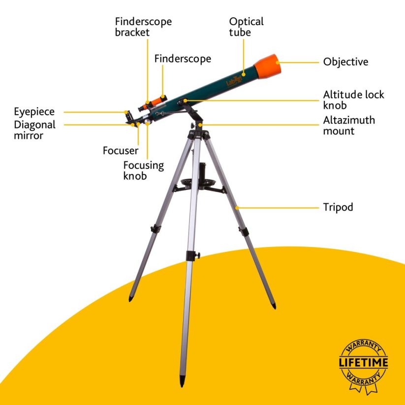 Hvězdářský dalekohled Levenhuk LabZZ T3