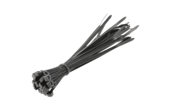 Nylonové stahovací pásky 3.6 x 140 mm, 25 ks, černé