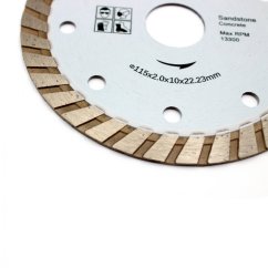 115 mm Diamantový řezný kotouč na pískovec a beton TERRA