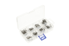 Spony pro sváření plastů - 6 typů, 300 ks