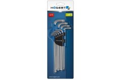 Šesťuholníkové kľúče 9 ks TORX extra dlhé