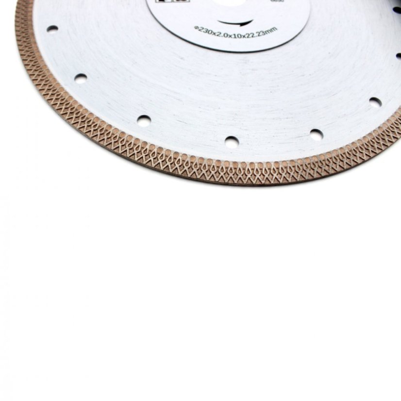 230 mm Diamantový řezný kotouč na dlažbu a mramor GLAZE
