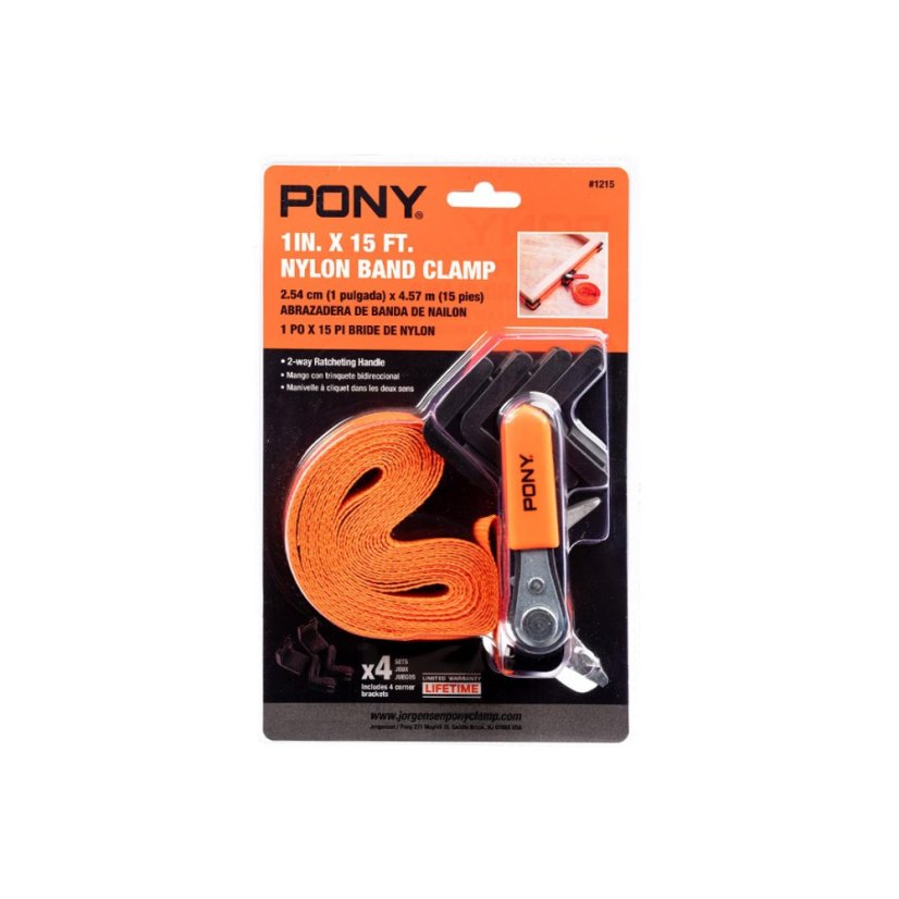 Rychloupínací popruh PONY JORGENSEN s ráčnou - kurta 4,5 m