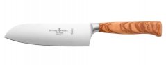 Schwertkrone Olivewood Santoku nůž 18 cm